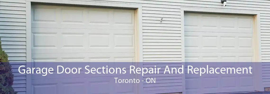 Garage Door Sections Repair And Replacement Toronto - ON