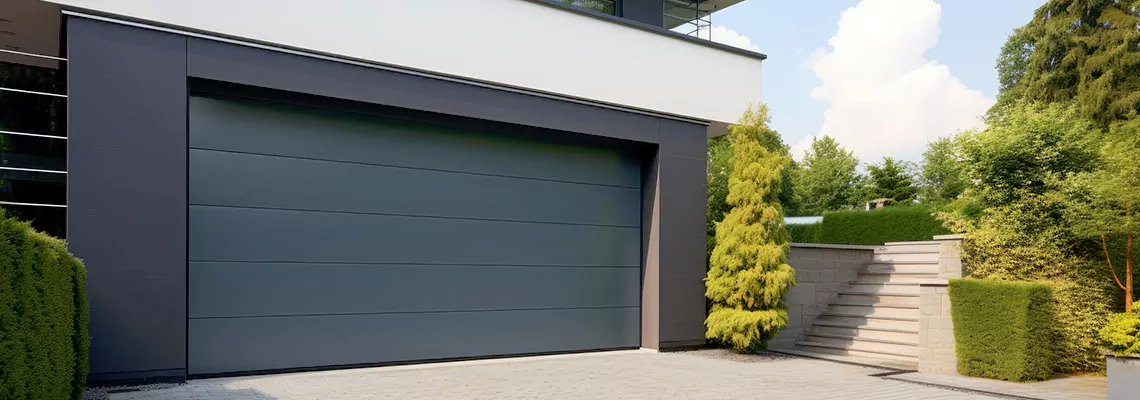 Haas Galvanized Steel Garage Door in Toronto, ON