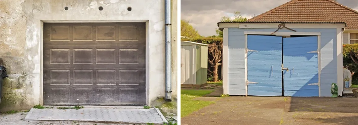 Rotten Steel Garage Door Repair in Toronto, Ontario